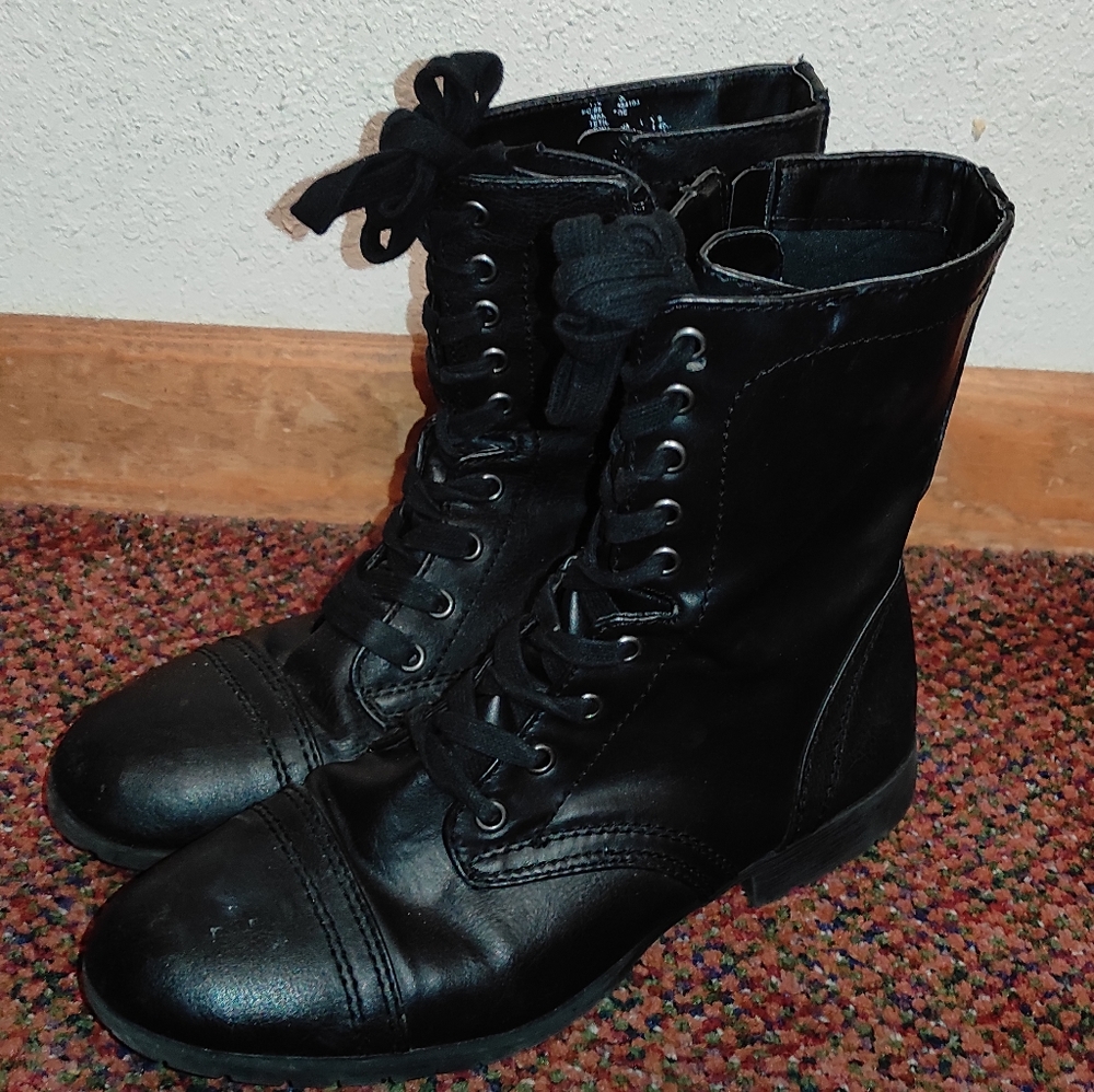 Black boots